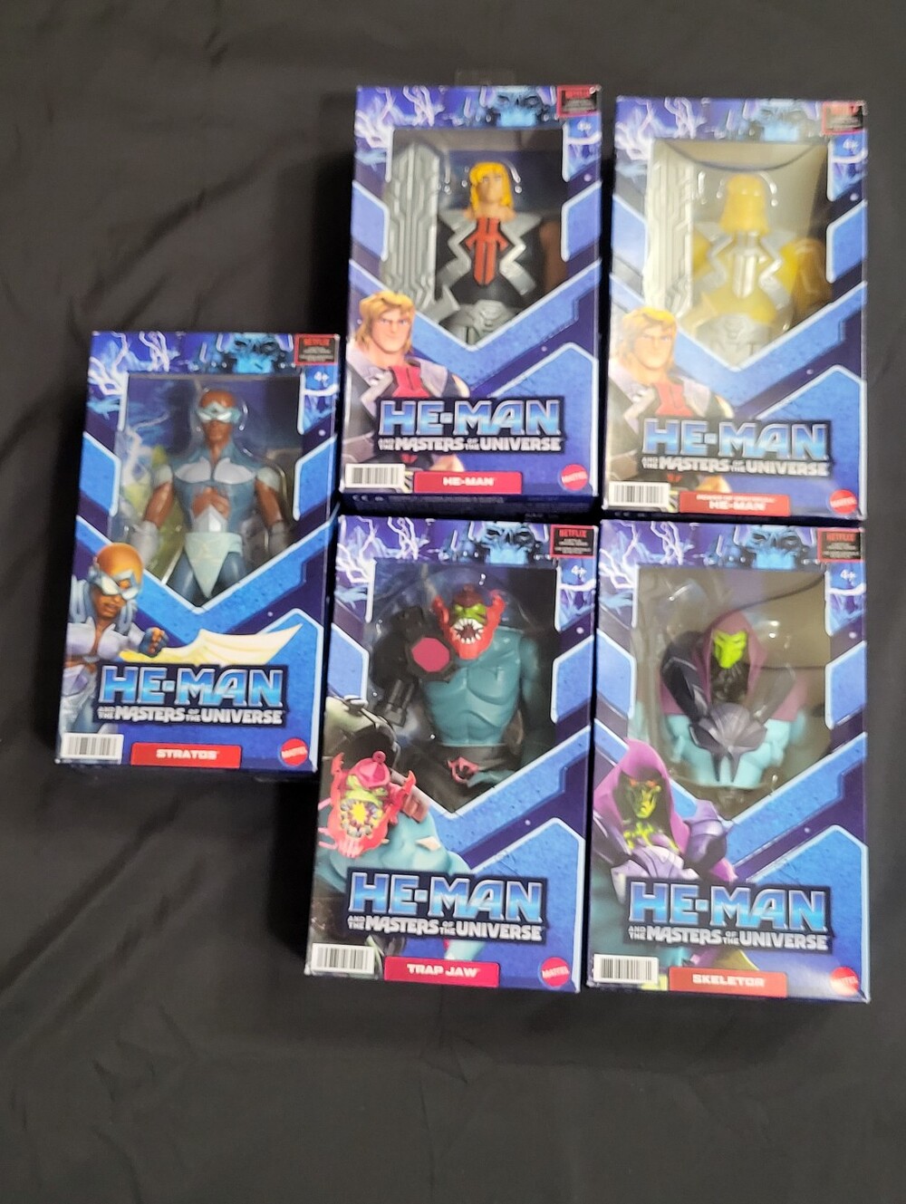 He-Man And The Masters Od The Universe Netflix Series 9" Action Figures Lot Of 5